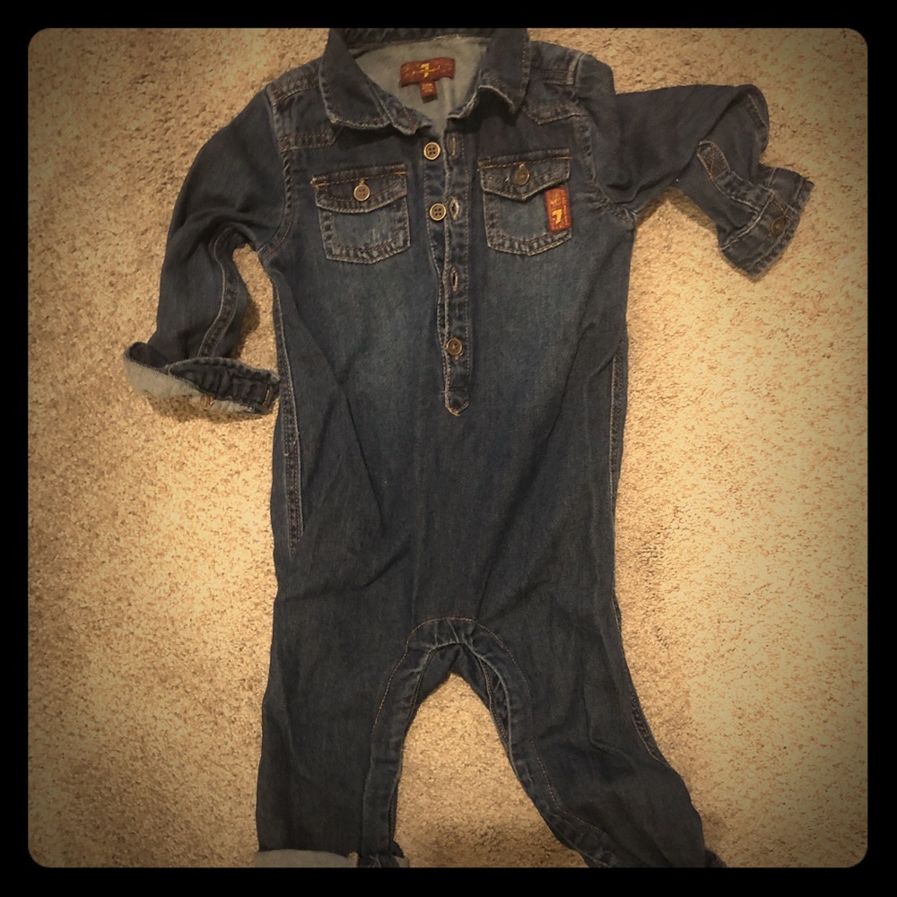 7 for all mankind toddler coverall
